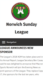 Mobile Screenshot of norwichsundayleague.co.uk